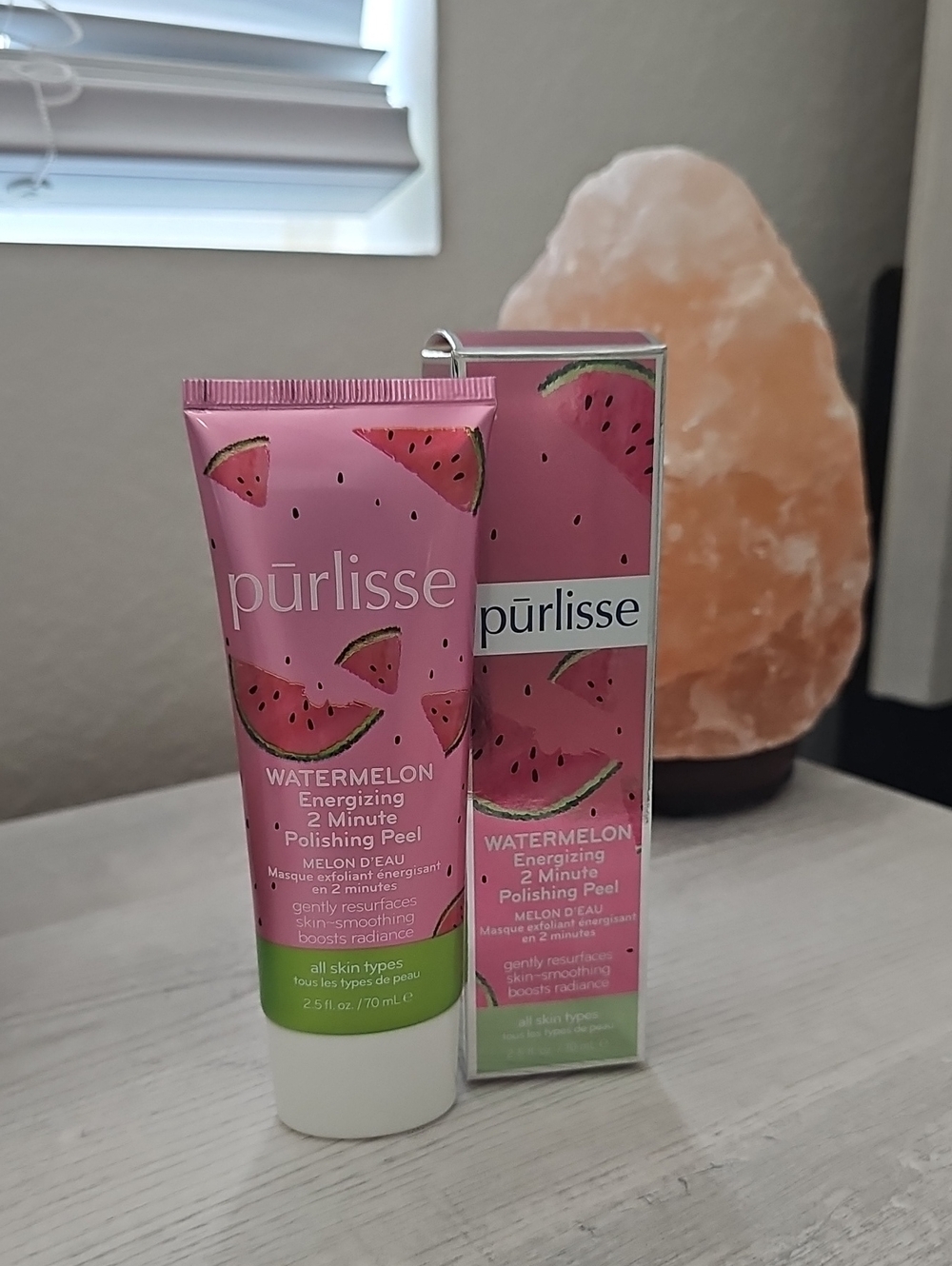 Purlisse Watermelon Energizing 2 Minute Polishing Peel 2.5 fl oz NIB